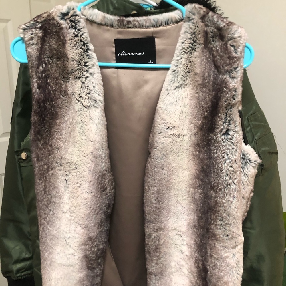 Faux Fur Multicolor Vest